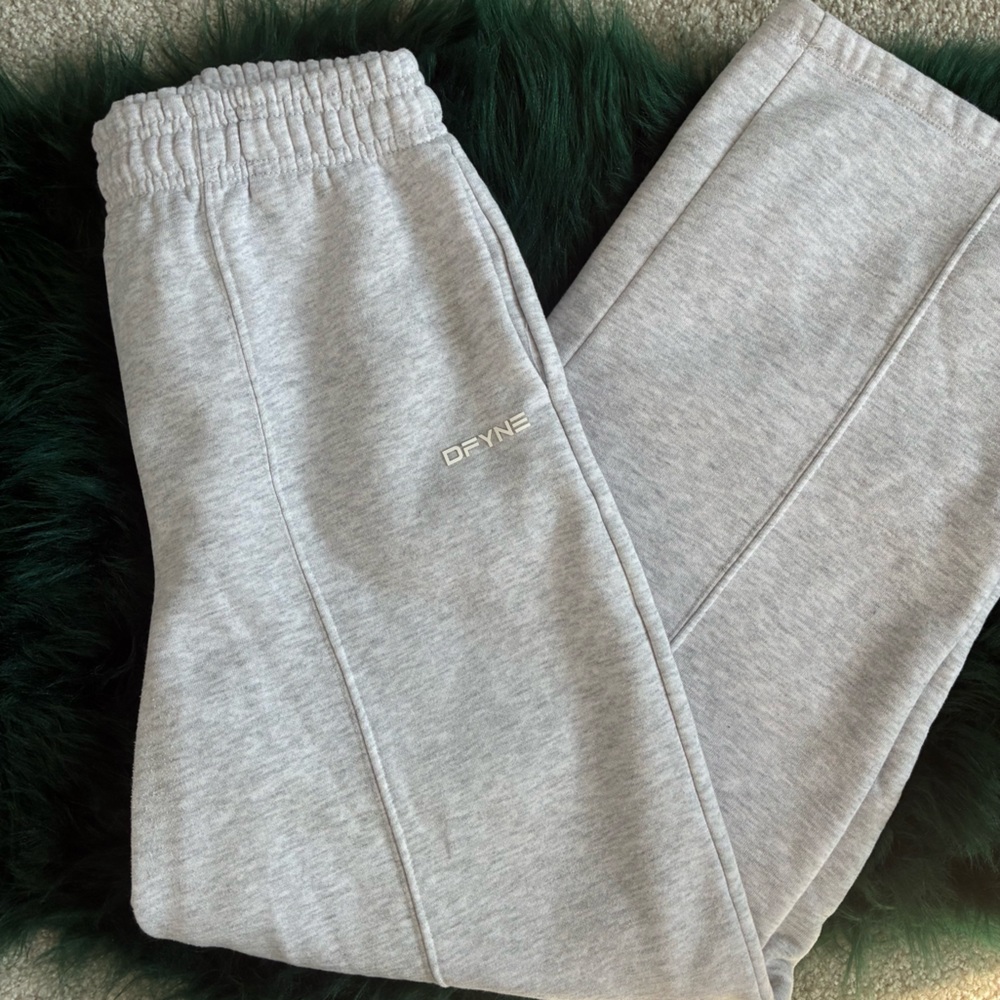 DFYNE Revive Wide Leg Jogger | Grey Marl
